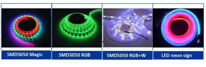 7.2W High Brightness LED RGB Strip Lights 5050 Flexible For Cabinet Lighting