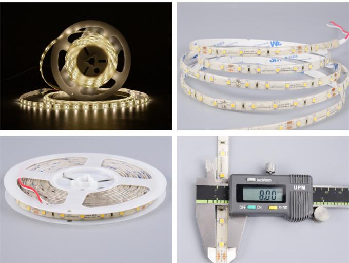 5m Dimmable LED Strip Lights , Cuttable 2835 Outdoor Light Strips 4.8W