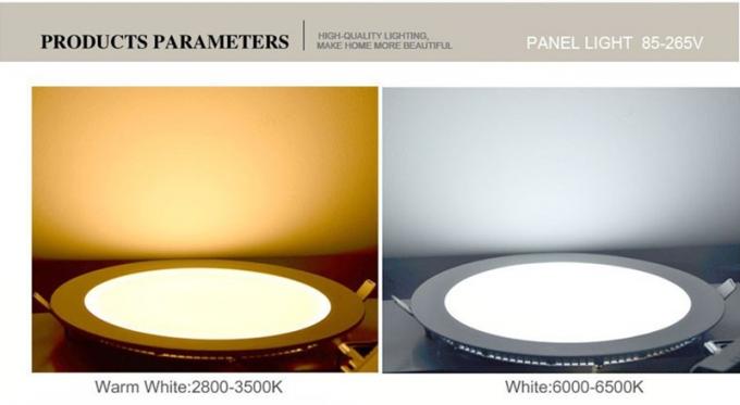 Dimmable Warm White Ceiling LED Panel Light 18W Aluminum Frame 1360lm