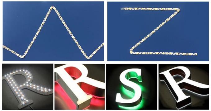 AD Signs LED Multi Coloured Strip Lights , DC 12V  Flexible LED Ribbon Lighting