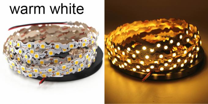 Decorative S Type LED Strip SMD 5050 Warm White Backlight 60LEDS / M IP20
