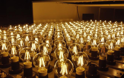A60 6W Filament COB LED Lamp E27 Base Energy Saving 240V Glass Material