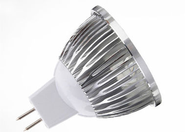 China 6W MR16 LED Lamps 12V White 500lm 90 Degrees Beam Aluminum Alloy Housing supplier