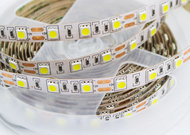 China Ribbon Outdoor Cool White Led Strip , Self Adhesive Tape LED Strip Lights 12V 60Led/M supplier