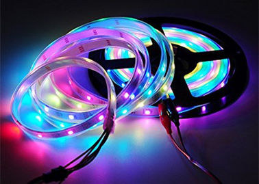 China 5m Cuttable LED Strips Magic Color 16.4ft 150 WS2812B White FPCB Non Waterproof supplier