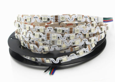 China RGB SMD5050 LED Ribbon Tape Light Bendable Backlight 14W / Meter DC12V supplier