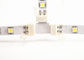 T Shape Angle Strip To Strip Led Connector , SMD 5050 Led Tape Light Connectors supplier