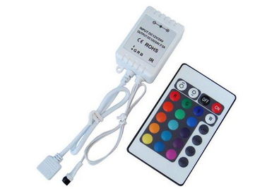 China 24 Key IR Color Changing Led Controller RGB With Li Battery 3 Channels CE / RoHS supplier