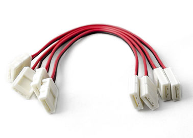 China 3528 Single Color  LED Strip Connector Strip To Wire 8mm 6 Inches Long supplier