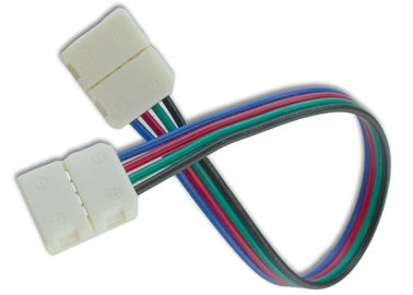 China Solderless Wire LED Strip Connector Multi Color Customizable Any Angle supplier