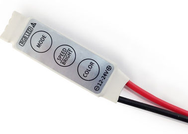 China 12A Mini RGB LED Strip Controller Multi Color 144W Dynamic Mode With Four Pins supplier