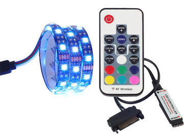 China Computer Case Magnetic Rgb Led Strip 120 Degrees With Power Supply Interface supplier