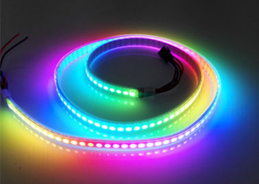 China Non Waterproof Magic RGB LED Strip IP20 WS2813 144 Pixels Addressable supplier