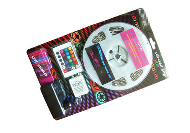 China SMD 5050 RGB LED Tape Light Kit , Color Changing Led Light Strips Blistered Packing supplier