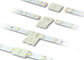 Plastic Solderless LED Strip Light DC Plug Connector 22AWG Tool Free Installation supplier