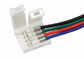 Single Colour Flexible LED Strip Connector 2 Contact Strip To Wire 4 Pins supplier