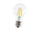 A60 6W Filament COB LED Lamp E27 Base Energy Saving 240V Glass Material supplier